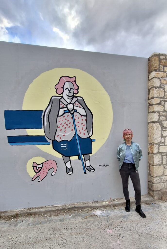 tina mamczur mäm yesmaem mural finished