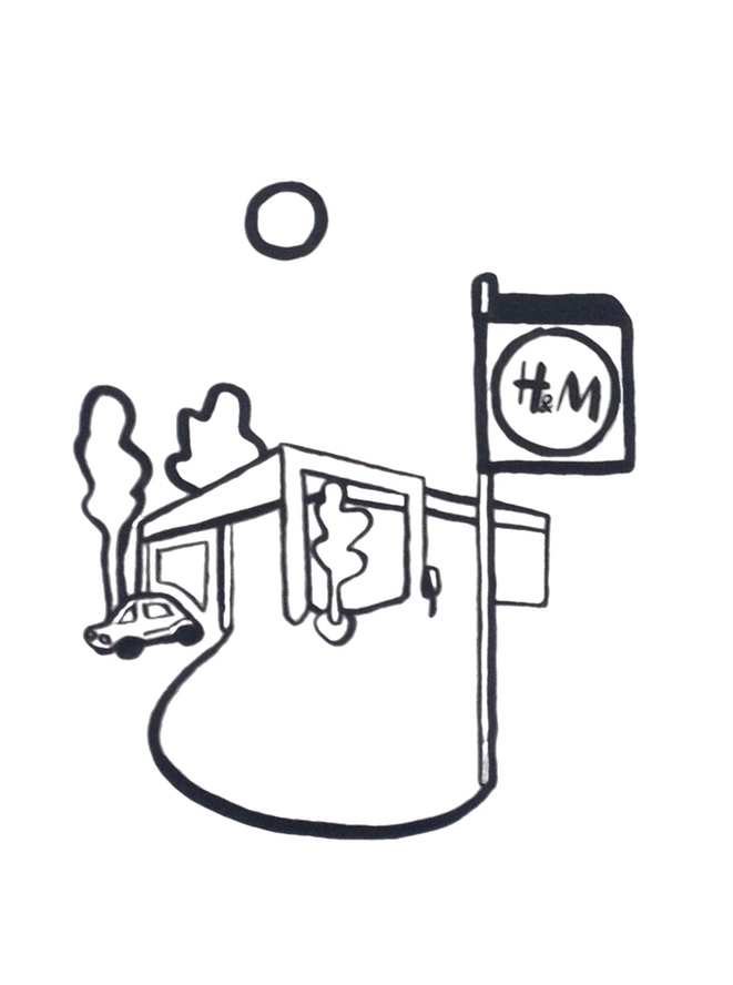 Tina Mamczur HM Schild Zeichnung