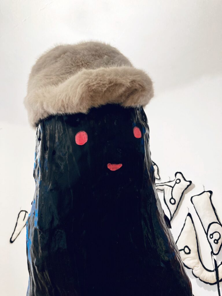 Black Tentacle Skulptur von Tina Mamczur